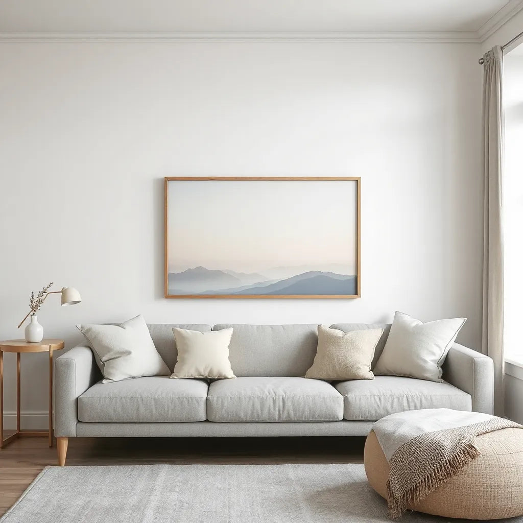 Serene Wall Art: Calm Color and Composition Tips - The Sleepy Easel
