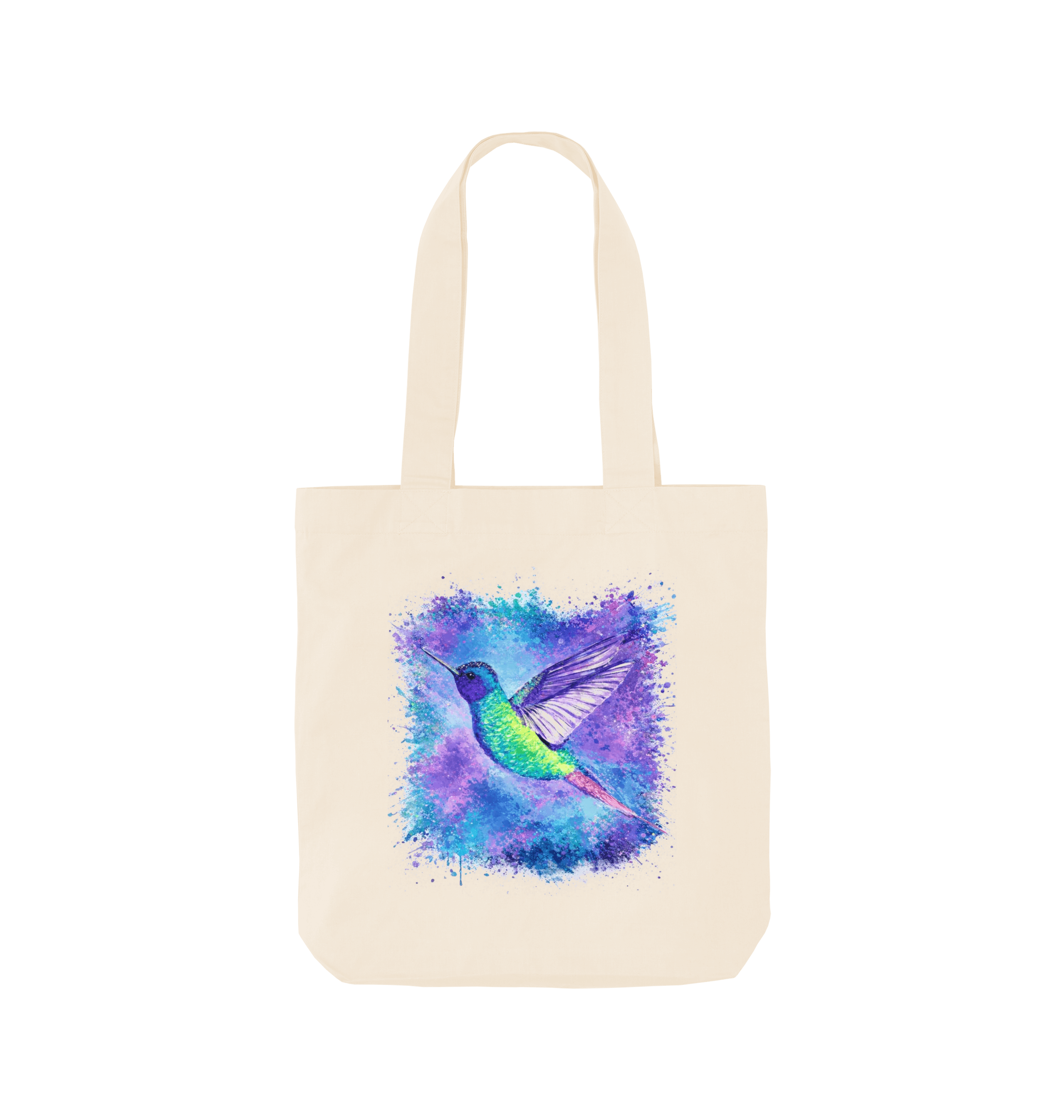 Natural Printed Bag Front