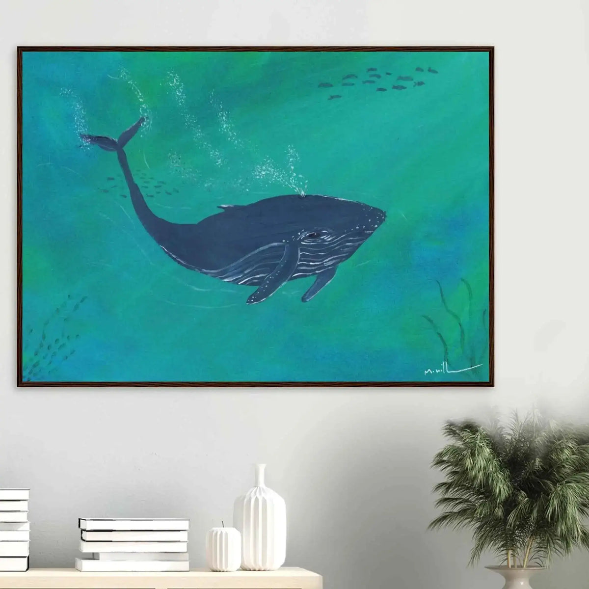 Tidal Drift Fine Art Framed Poster - Transform Your Space with Captivating Ocean Art