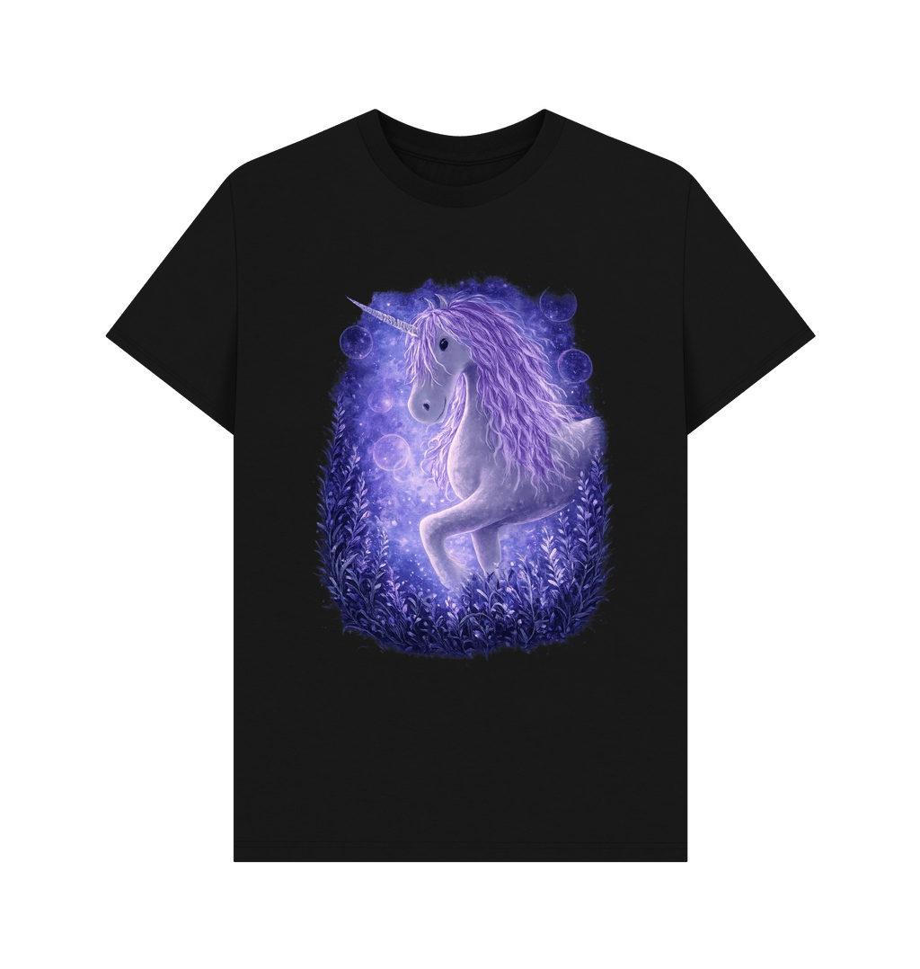 Black Printed T-shirt Front