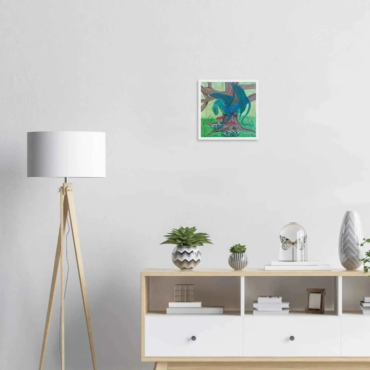 Fablewood Watcher Fine Art Framed Poster