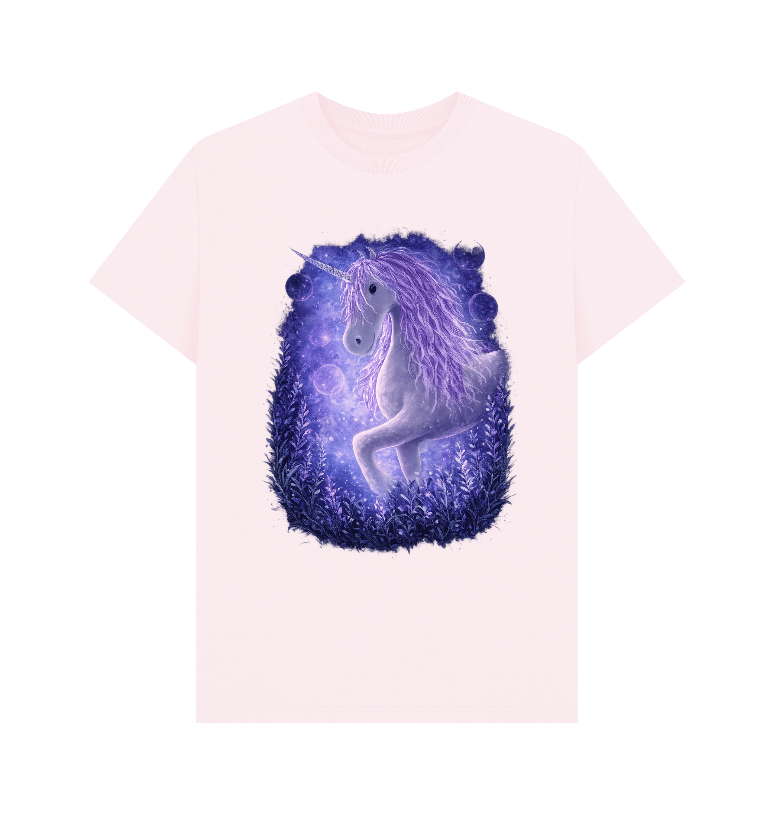 Pink Printed T-shirt Front