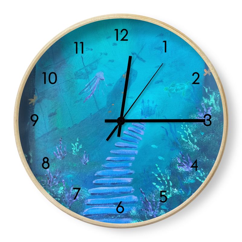Ocean Depths Wall Clocks