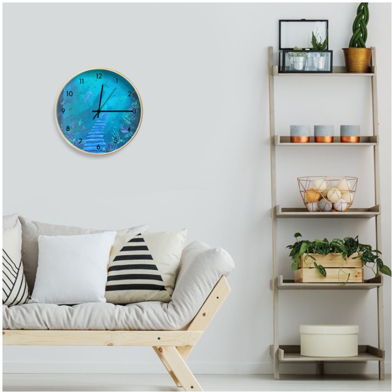 Ocean Depths Wall Clocks