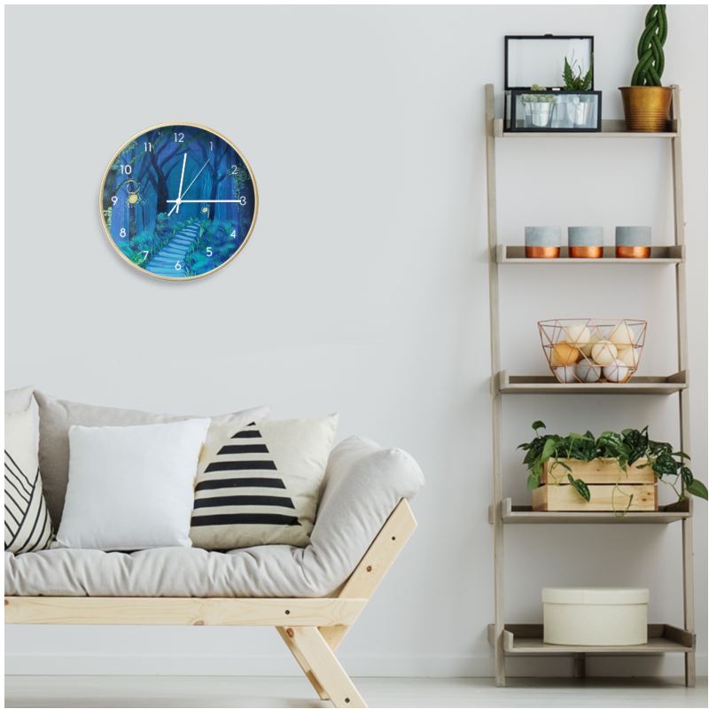 Midnight Forest Wall Clocks