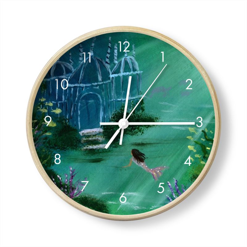 Mermaids Journey Wall Clocks