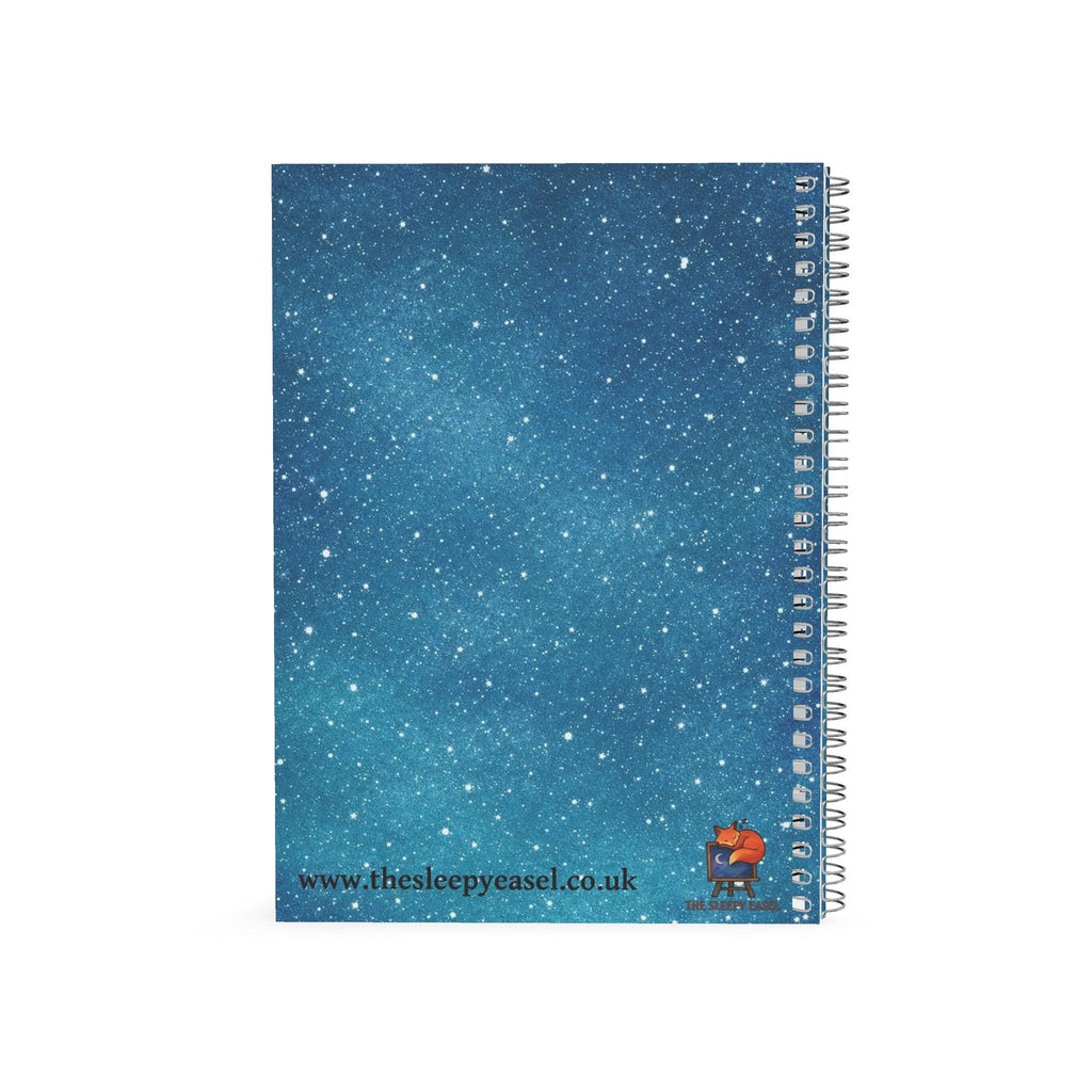 Spiral Note Book Moonlit Cat