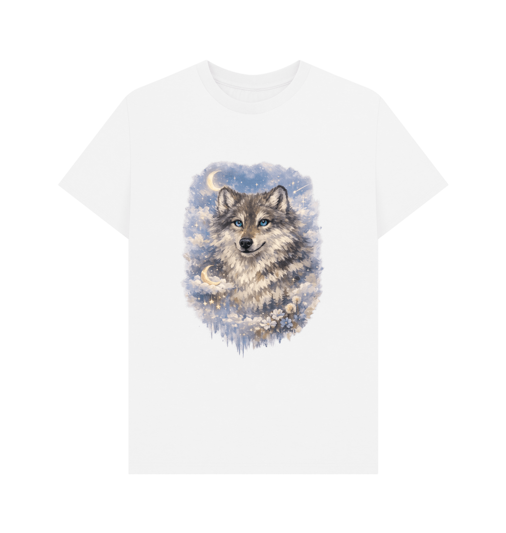 White Printed T-shirt Front