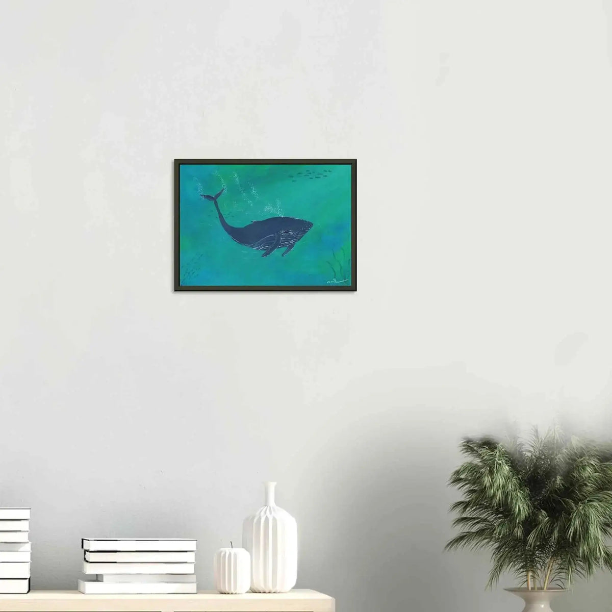 Tidal Drift Fine Art Framed Poster - Transform Your Space with Captivating Ocean Art