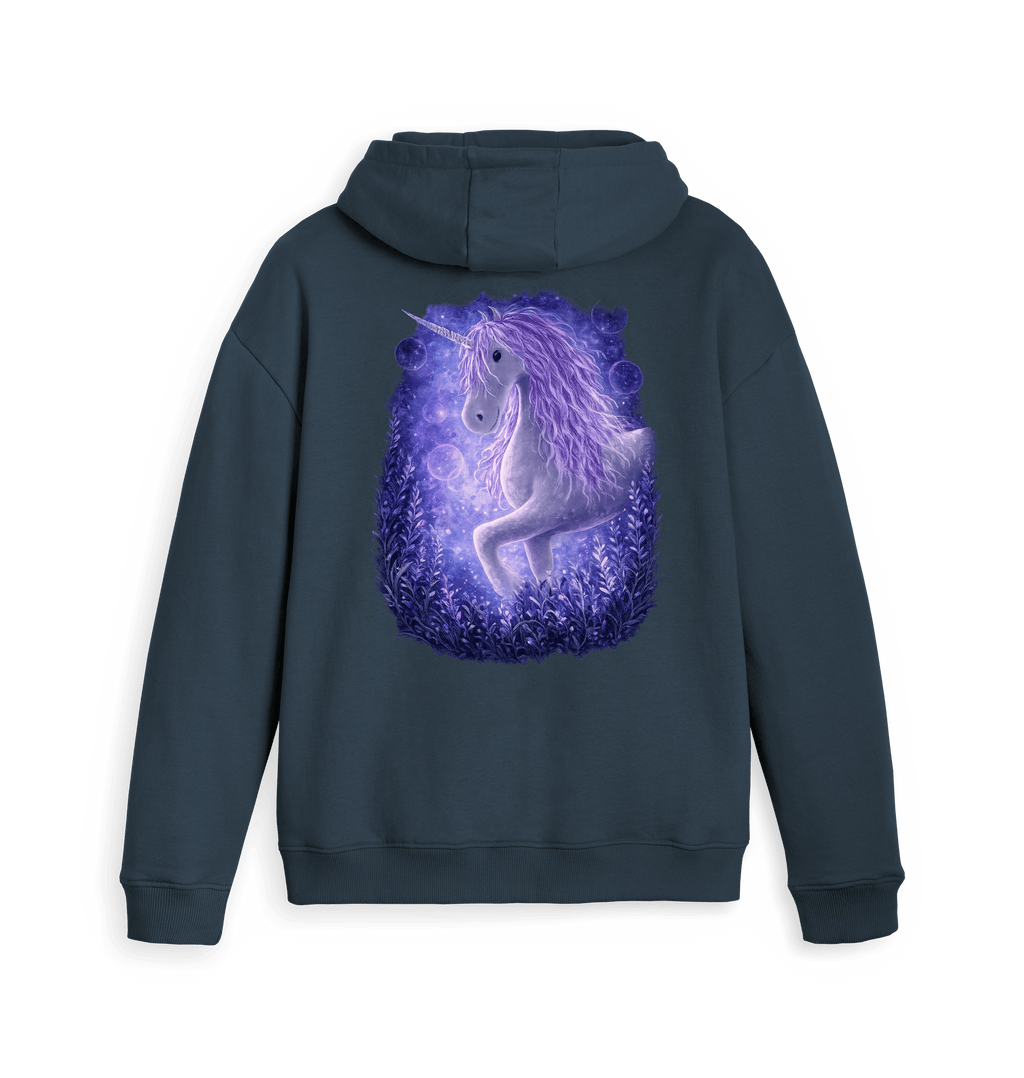 Navy Zip hoody Back