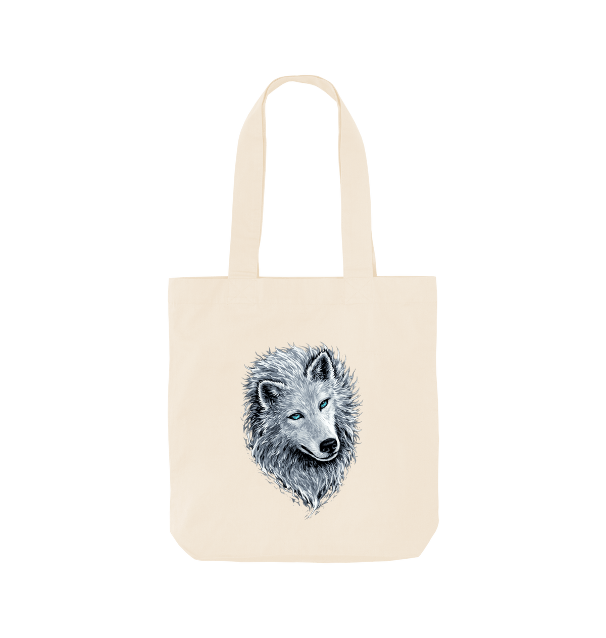 Natural Printed Bag Front