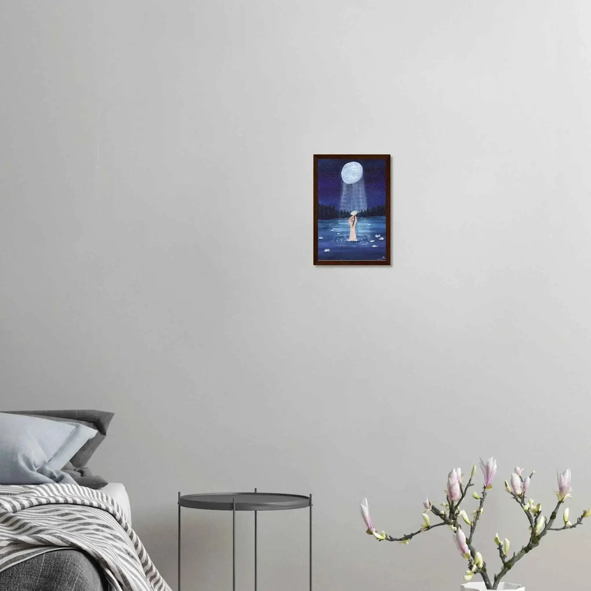 Lunar Grace - Fine Art Framed Poster