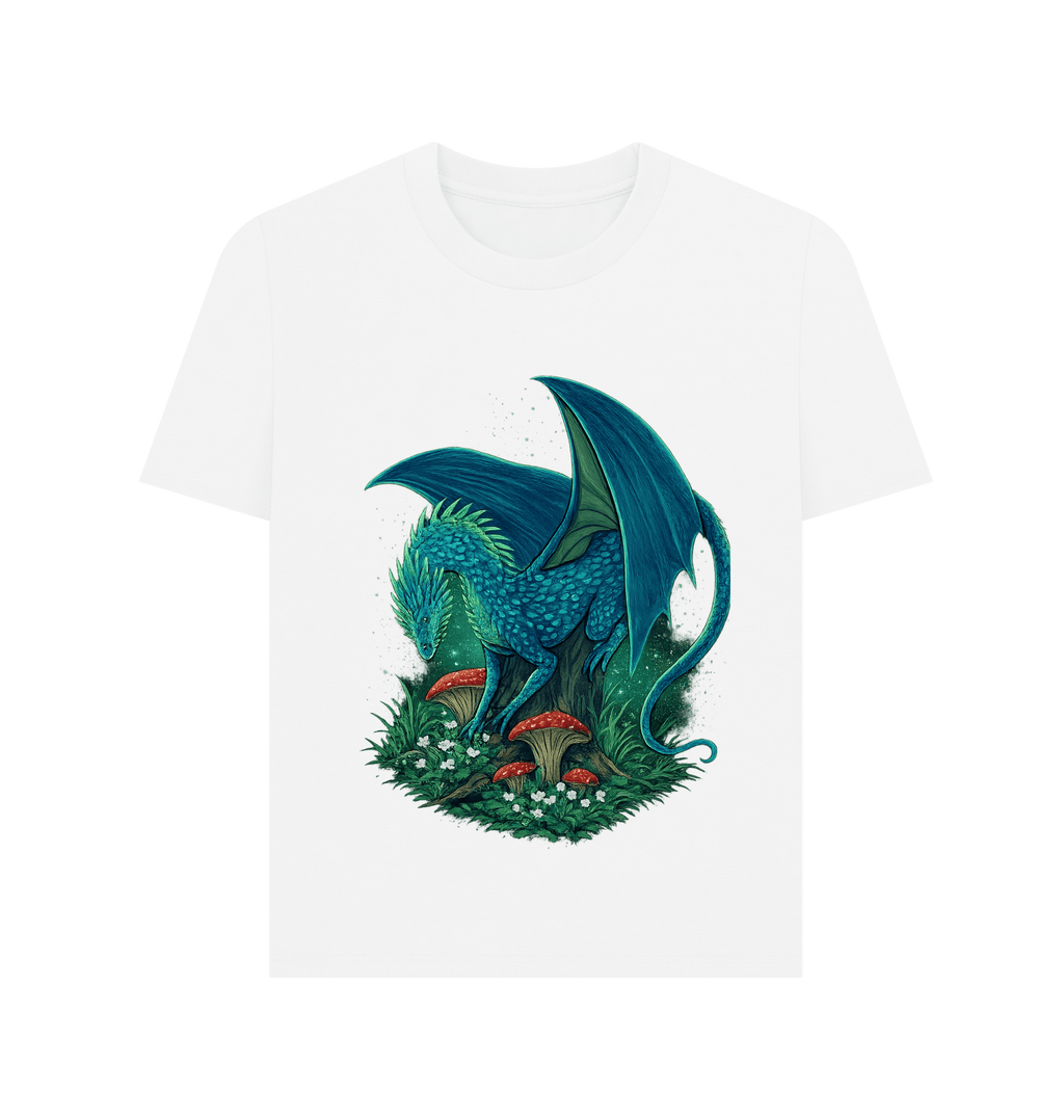 White Printed T-shirt Front
