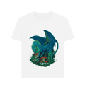White Printed T-shirt Front