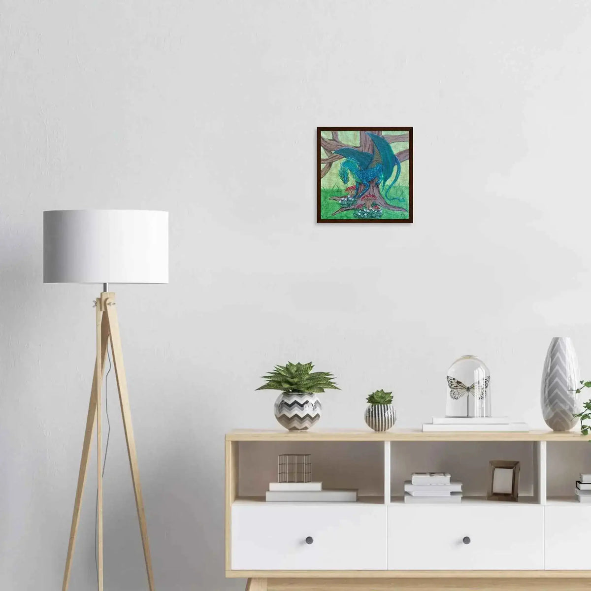 Fablewood Watcher Fine Art Framed Poster
