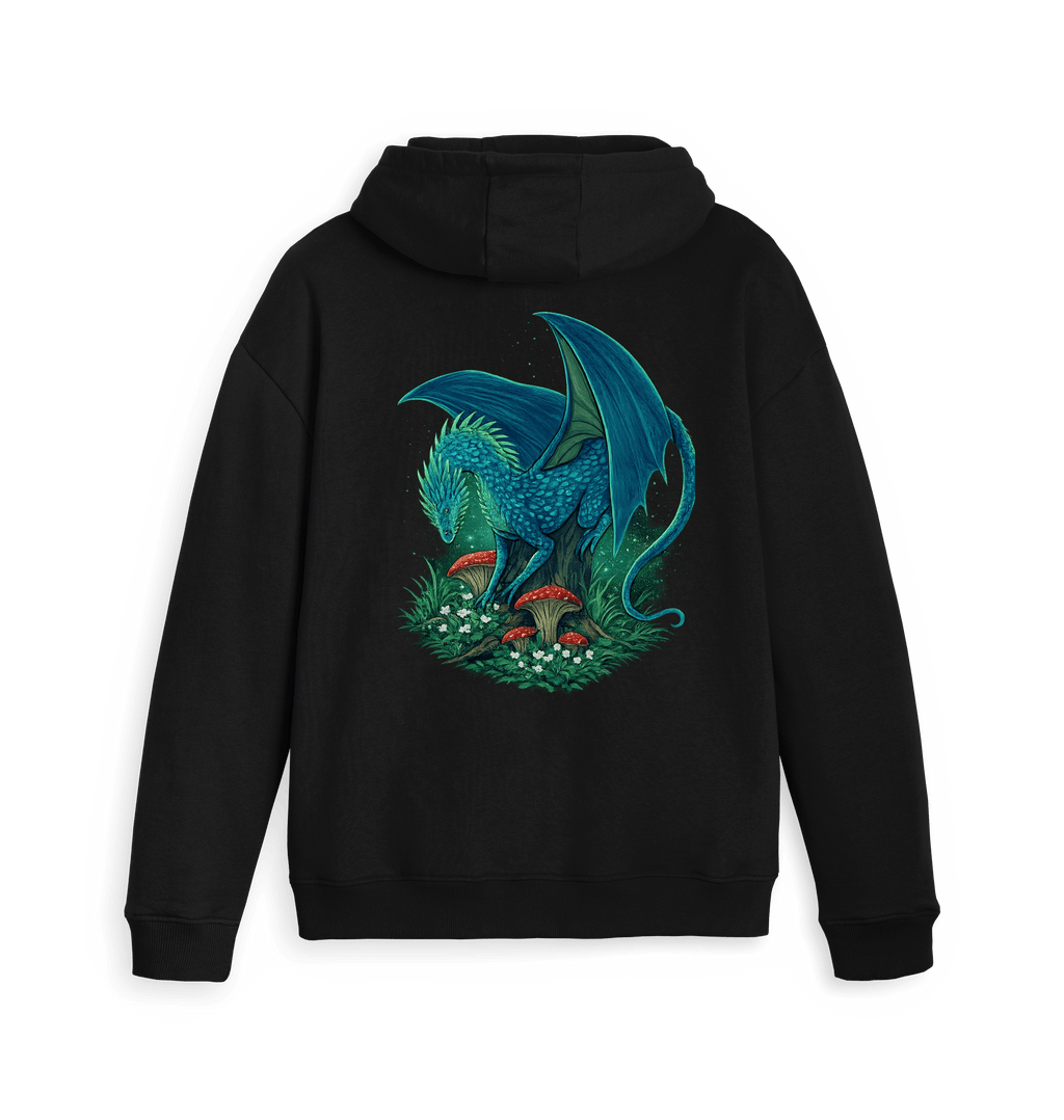 Black Zip hoody Back