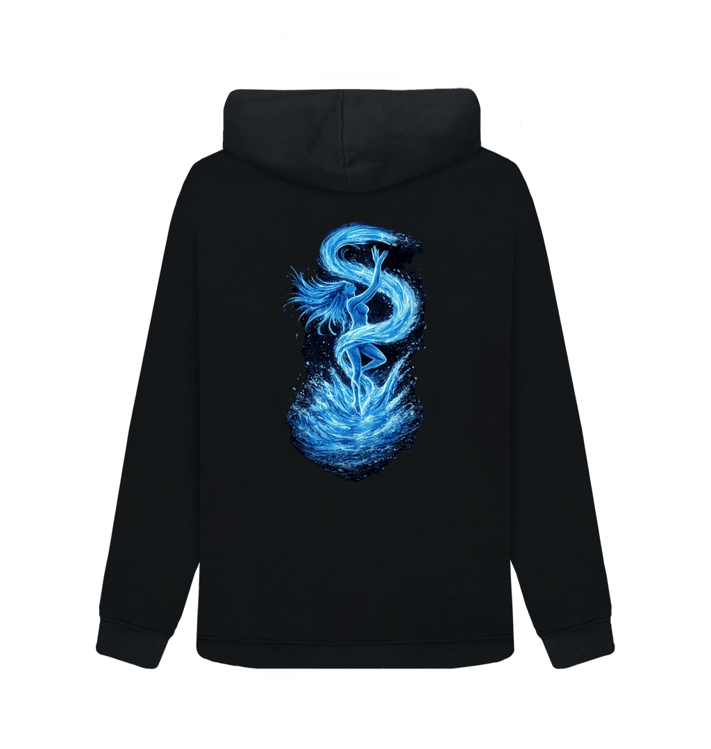 Black Zip hoody Back