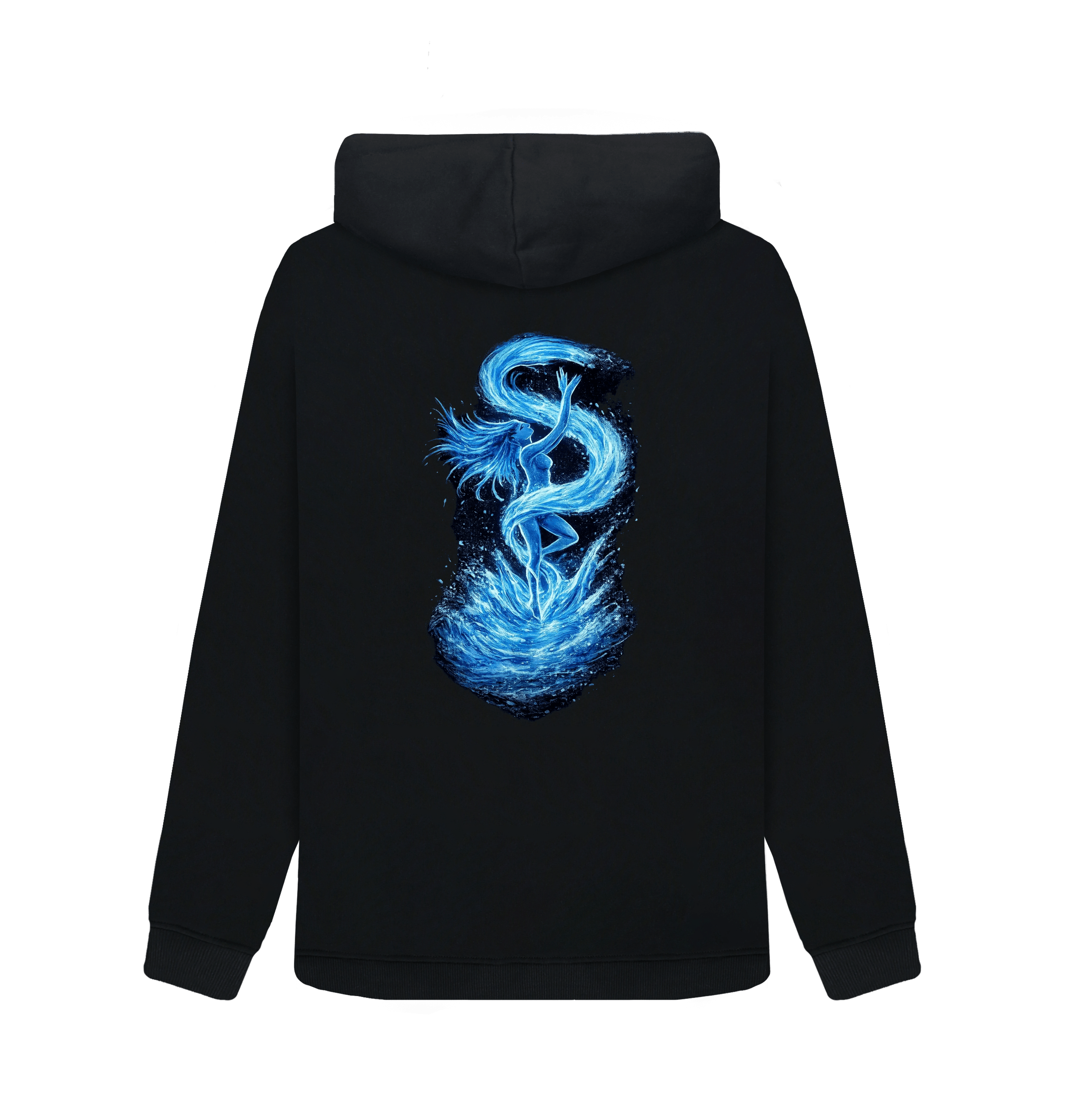 Black Zip hoody Back