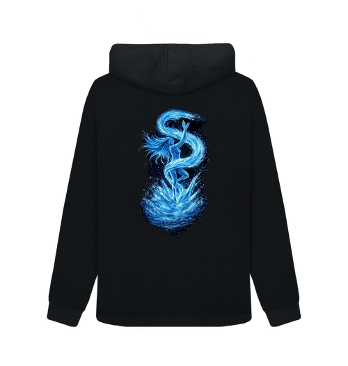 Black Zip hoody Back