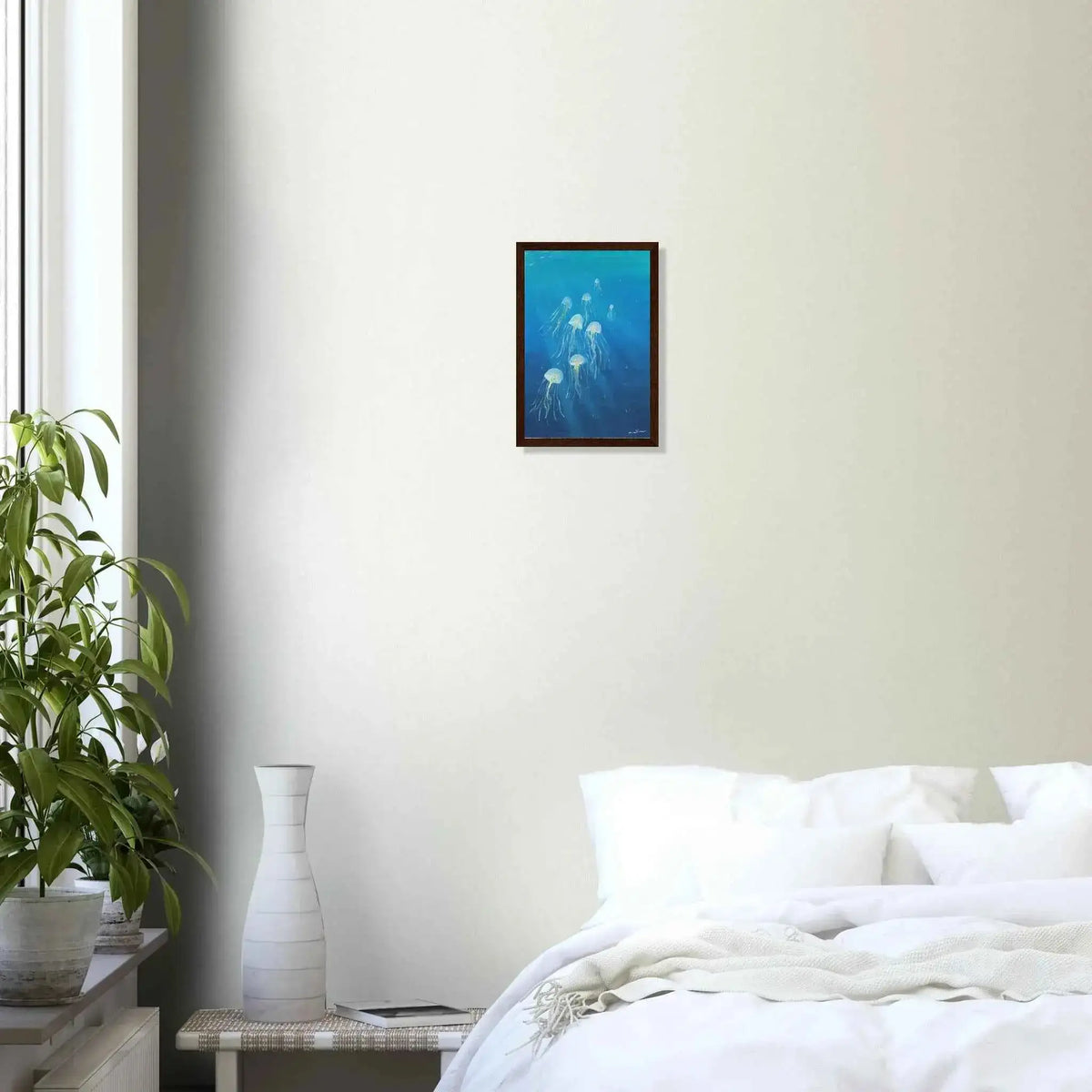 Jelly Fish Bloom Fine Art Framed Poster