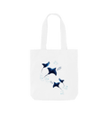 White Printed Bag Front