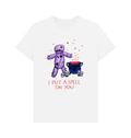 White Printed T-shirt Front