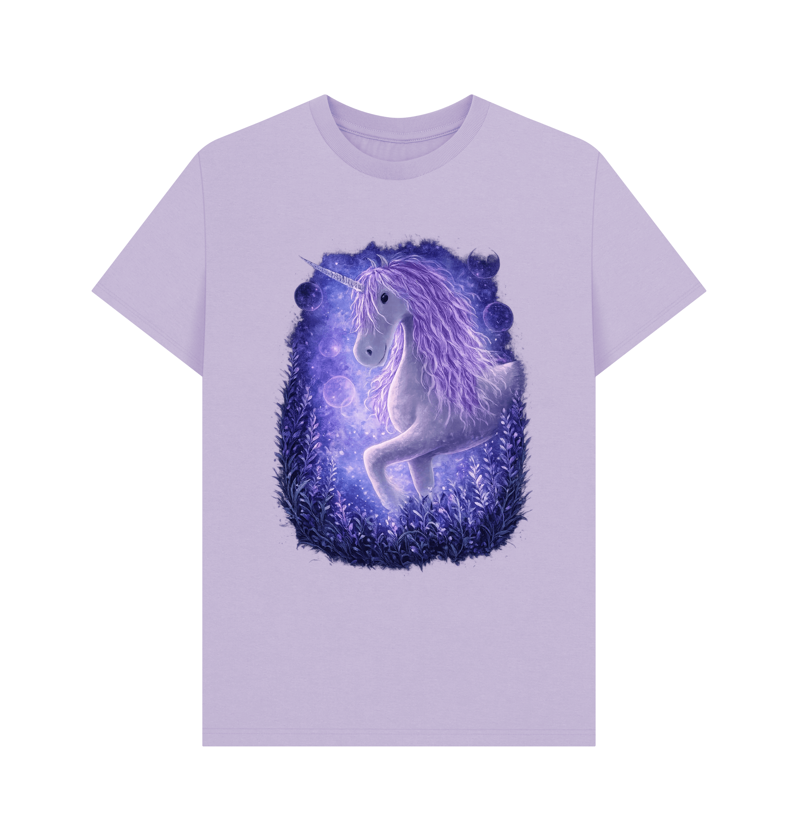 Lilac Printed T-shirt Front