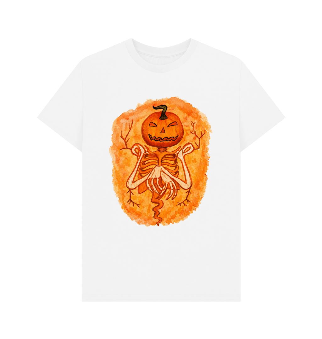 White Printed T-shirt Front