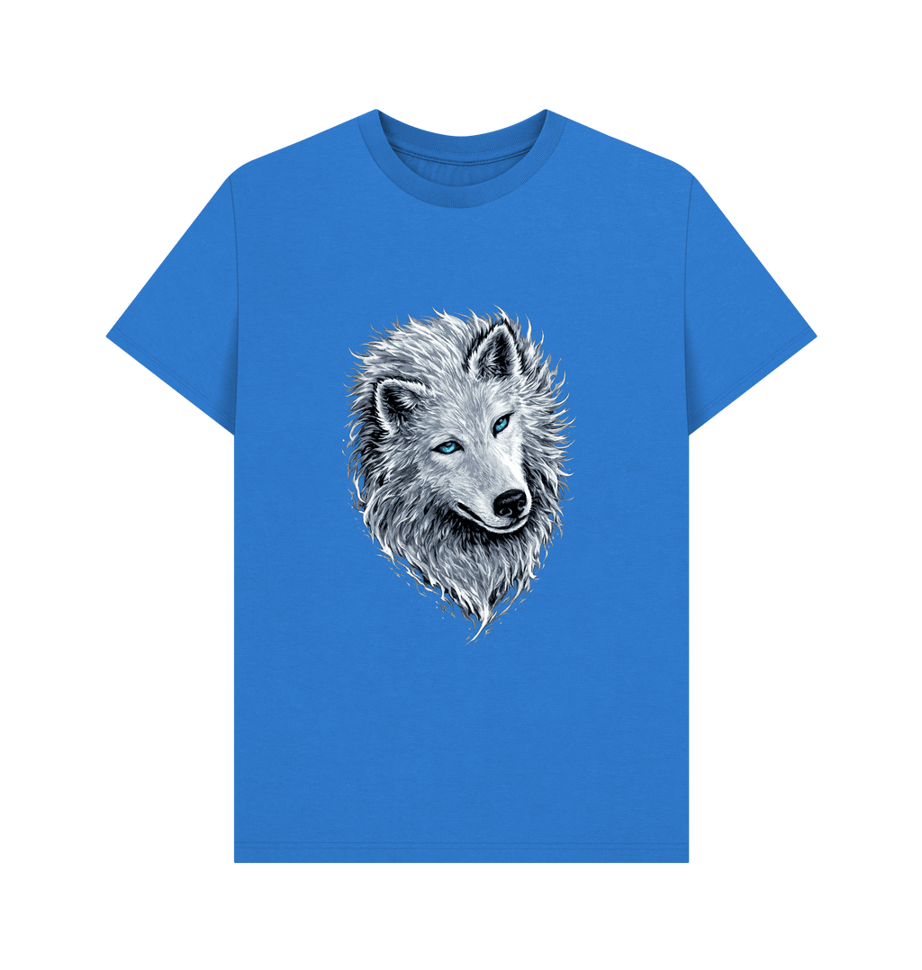 Bright Blue Printed T-shirt Front