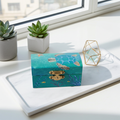 Hand-Painted Sea Turtle Trinket Box – Elevate Your Collection with Coastal Charm