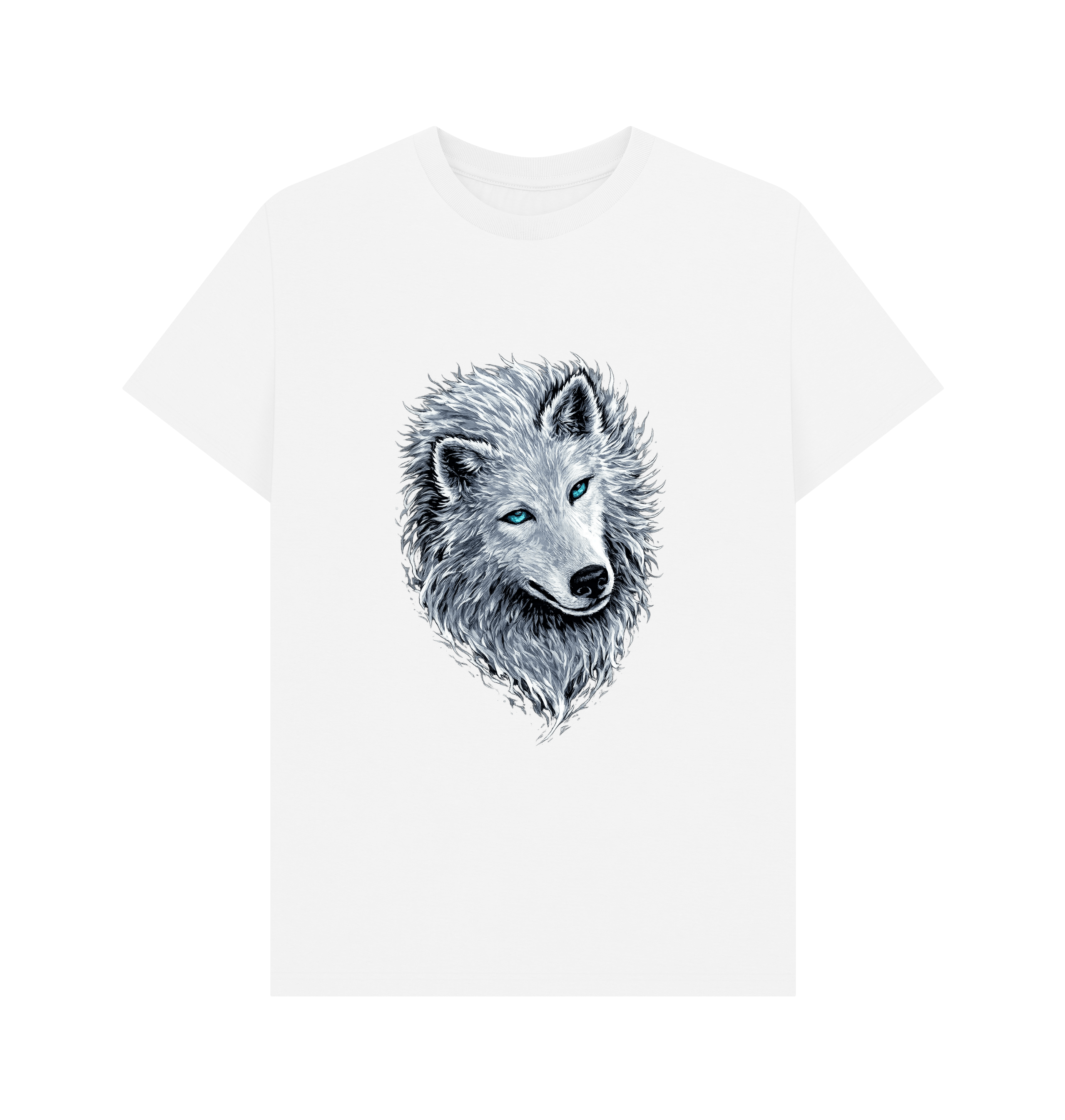 White Printed T-shirt Front
