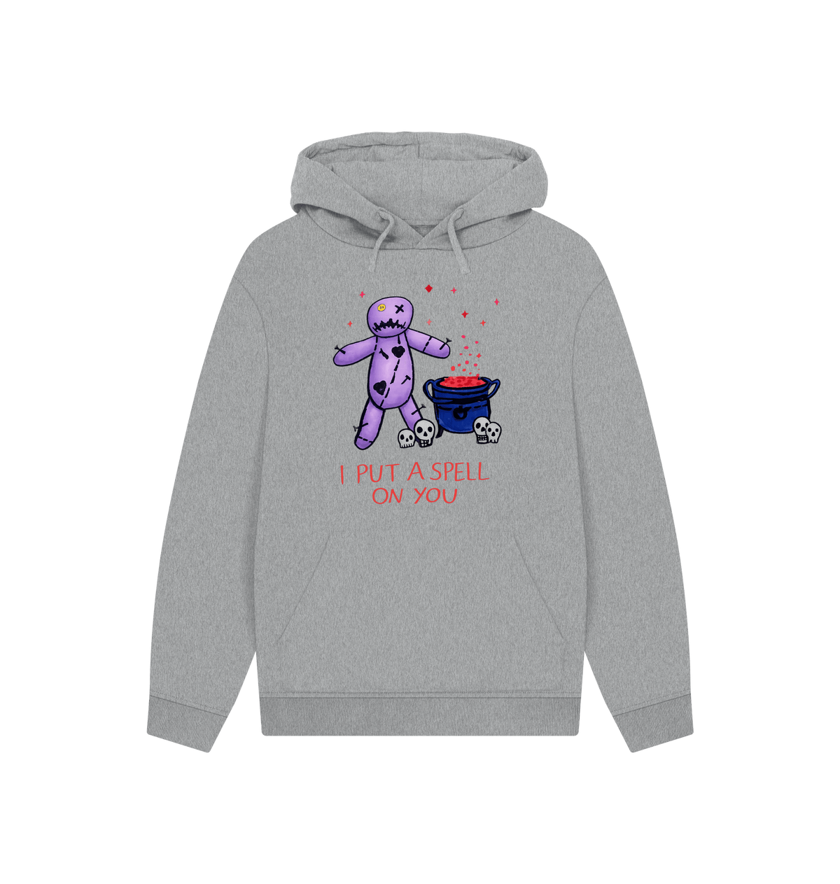 Athletic Grey Printed Hoody Front