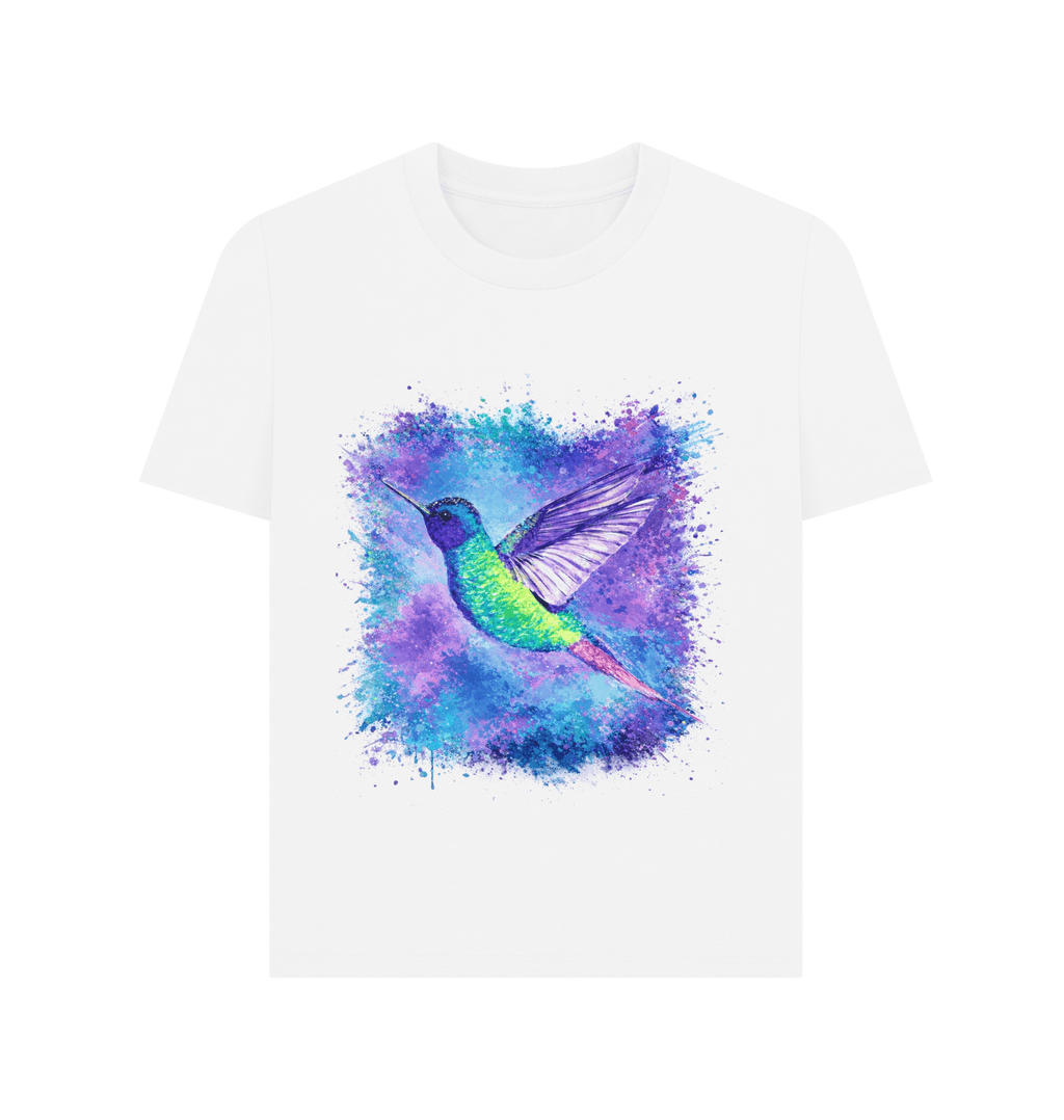 White Printed T-shirt Front