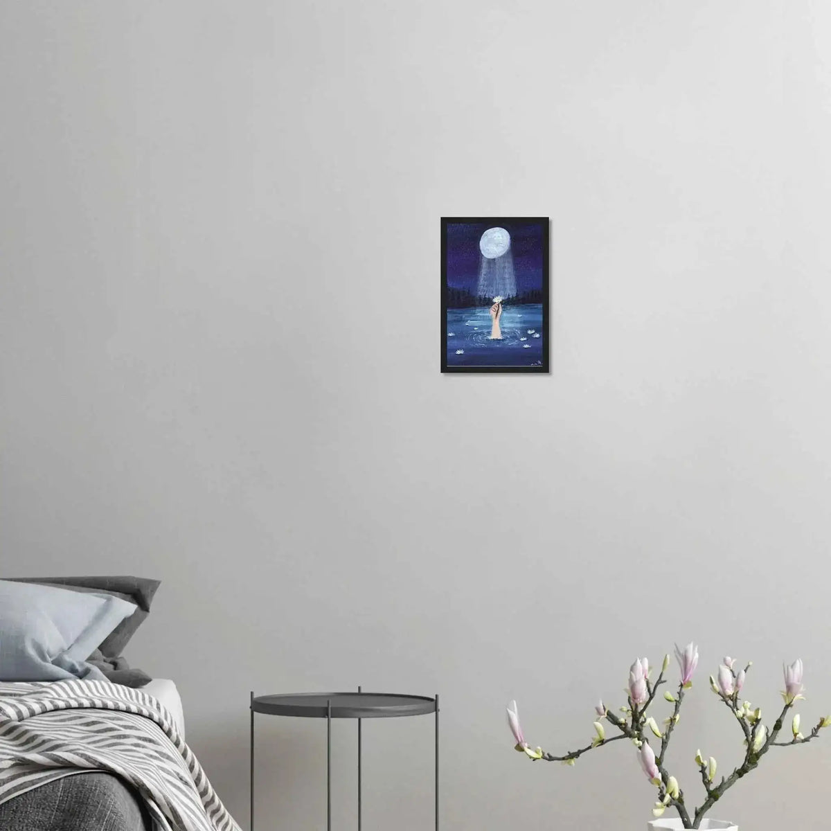 Lunar Grace - Fine Art Framed Poster