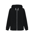 Black Zip hoody Front