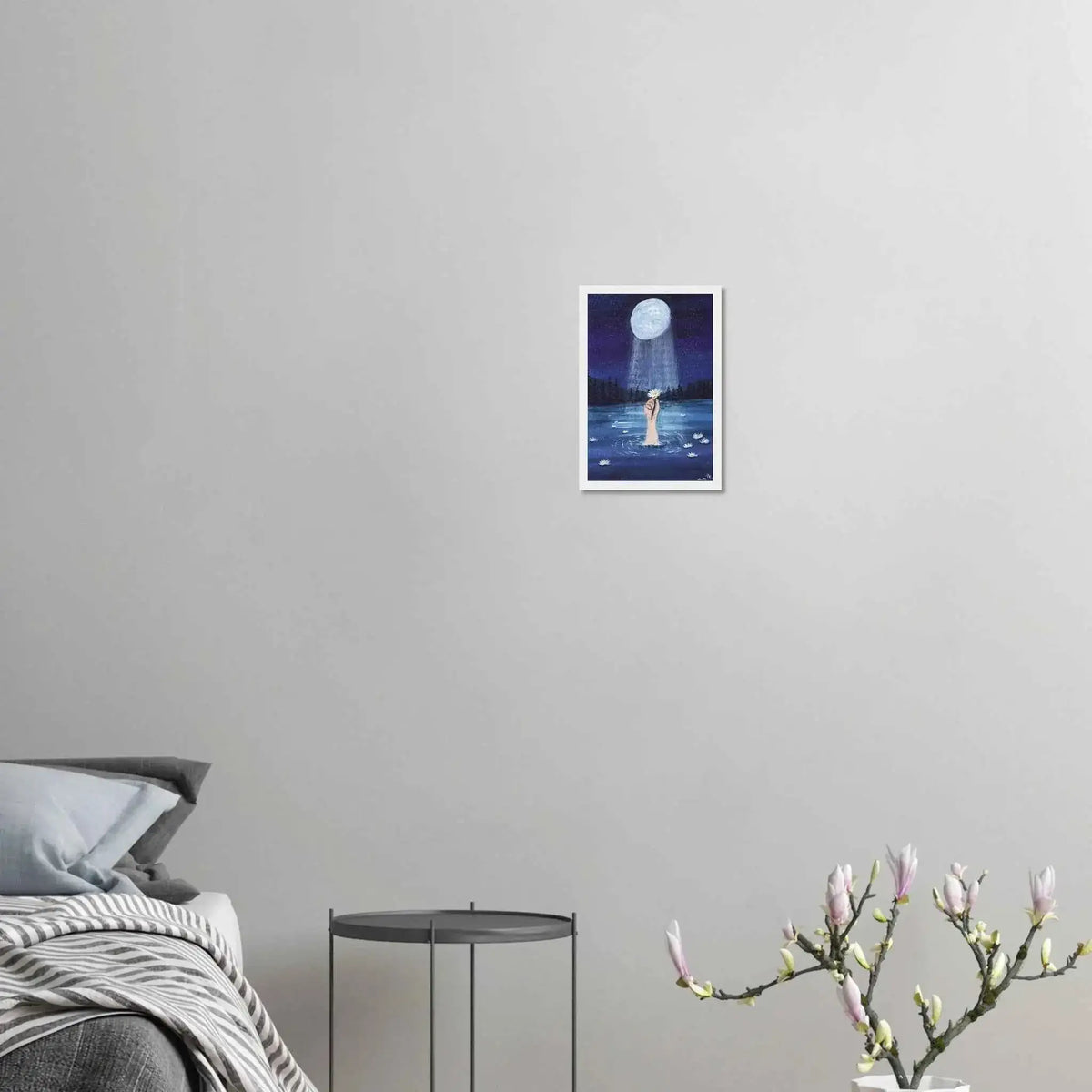 Lunar Grace - Fine Art Framed Poster
