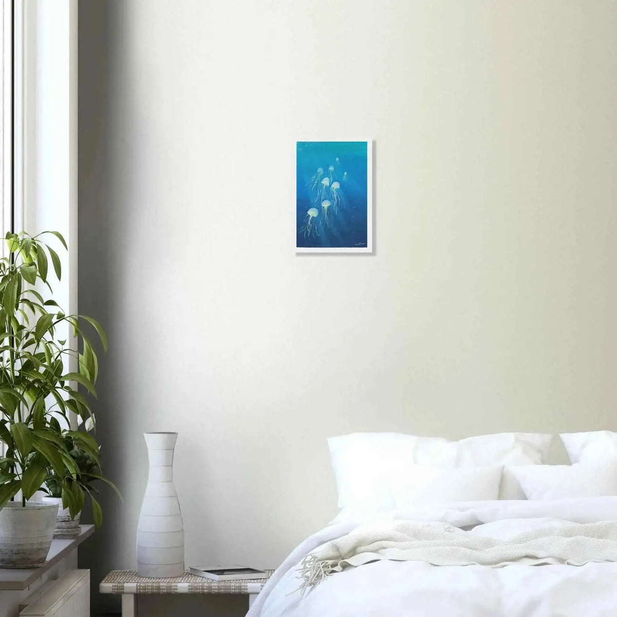 Jelly Fish Bloom Fine Art Framed Poster