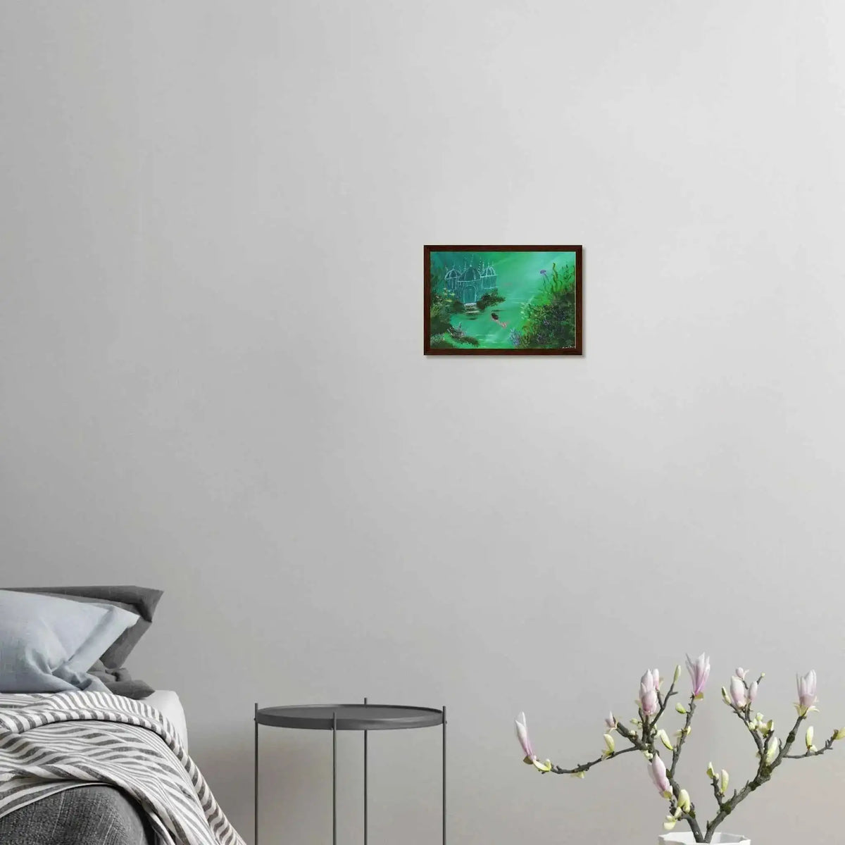 The Mermaid of the Glass Palace - Fine Art Framed Poster