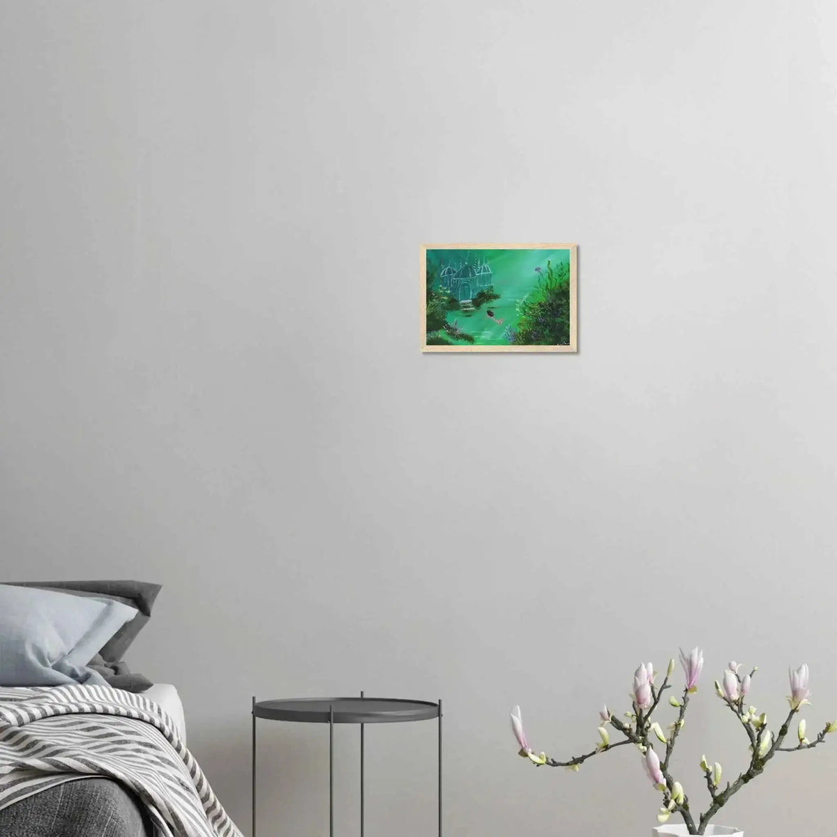 The Mermaid of the Glass Palace - Fine Art Framed Poster