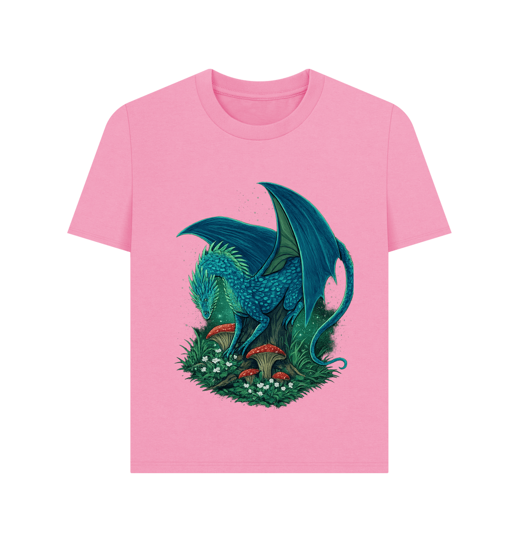 Rose Pink Printed T-shirt Front