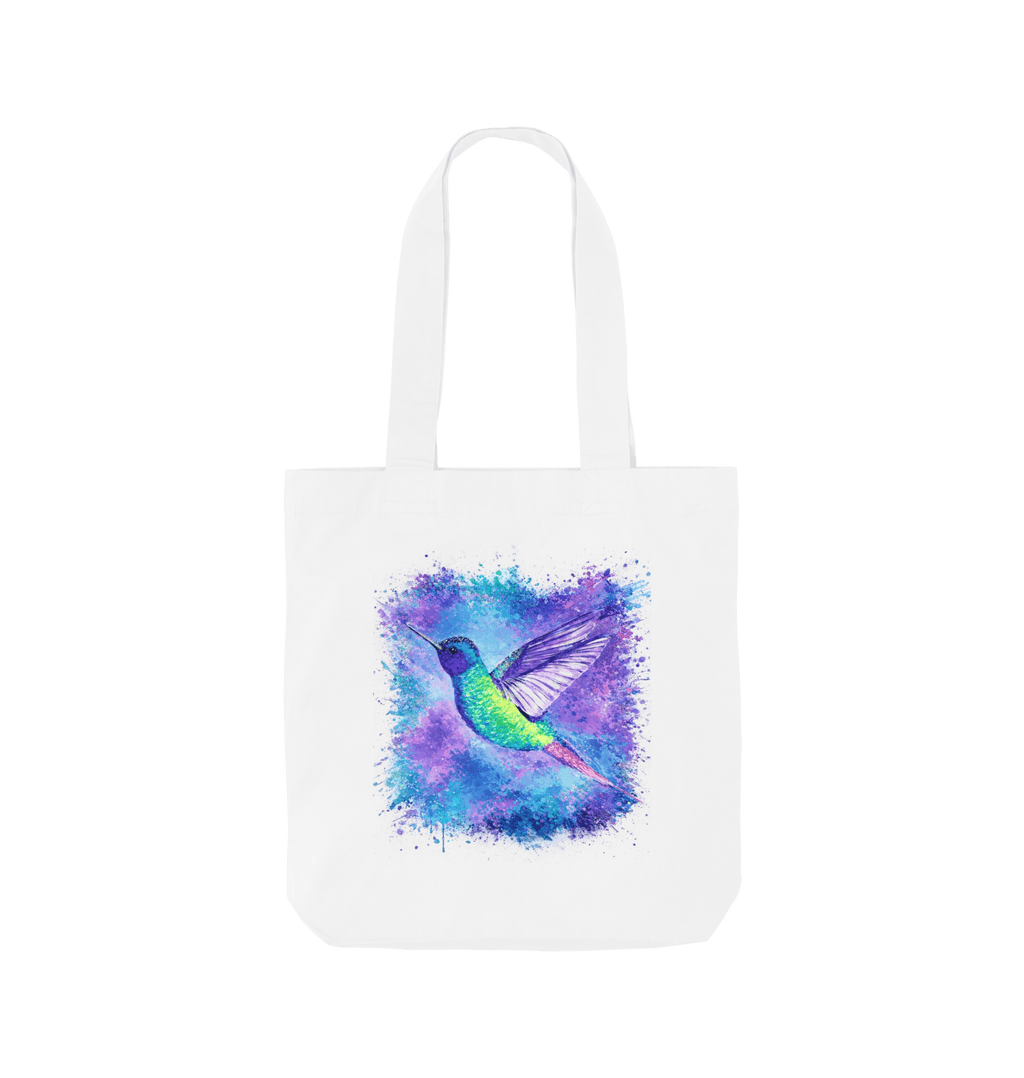 White Printed Bag Front