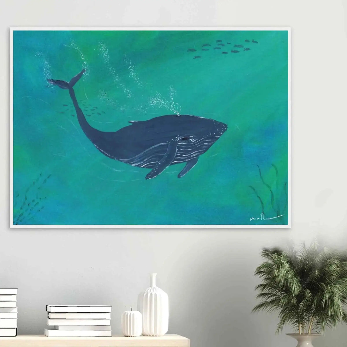 Tidal Drift Fine Art Framed Poster - Transform Your Space with Captivating Ocean Art