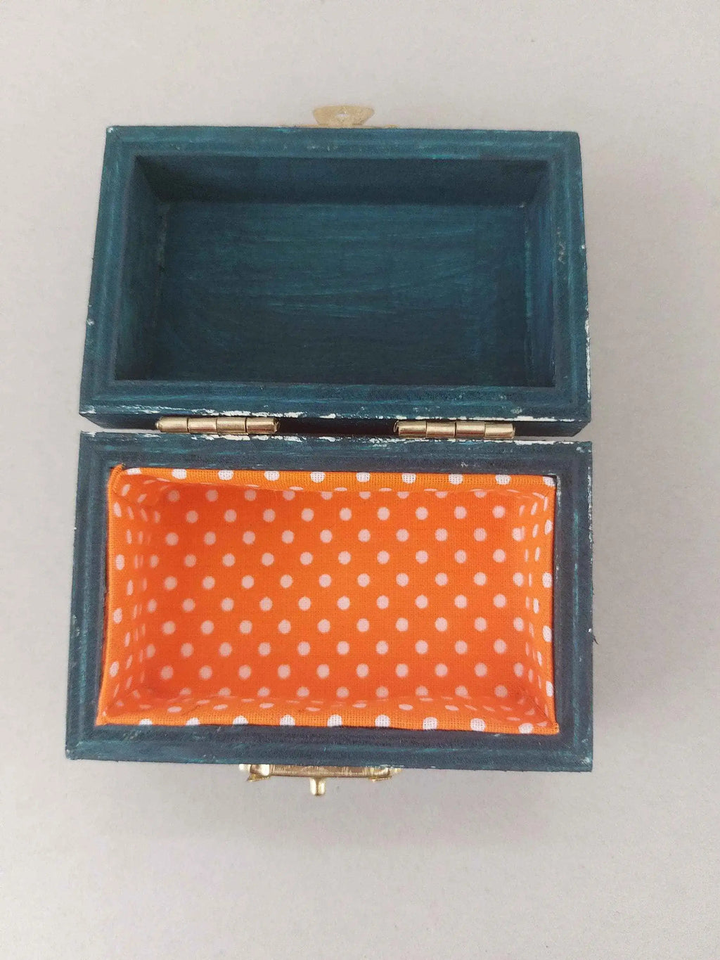 Hand‑Painted Fox Trinket Box • Woodland Keepsake Box • Forest Jewellery Storage • Cottagecore Gift