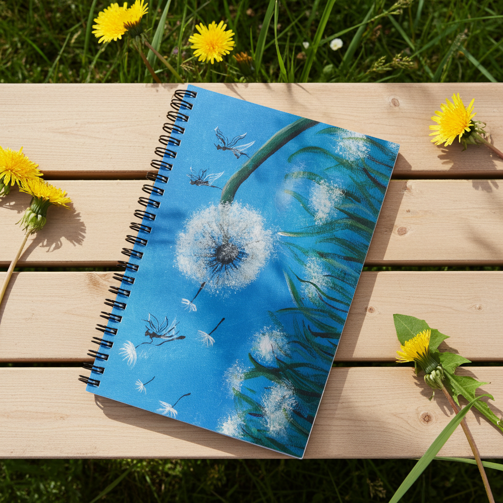 Dandelion Fairies Spiral Notebook: Capture Your Thoughts in Style
