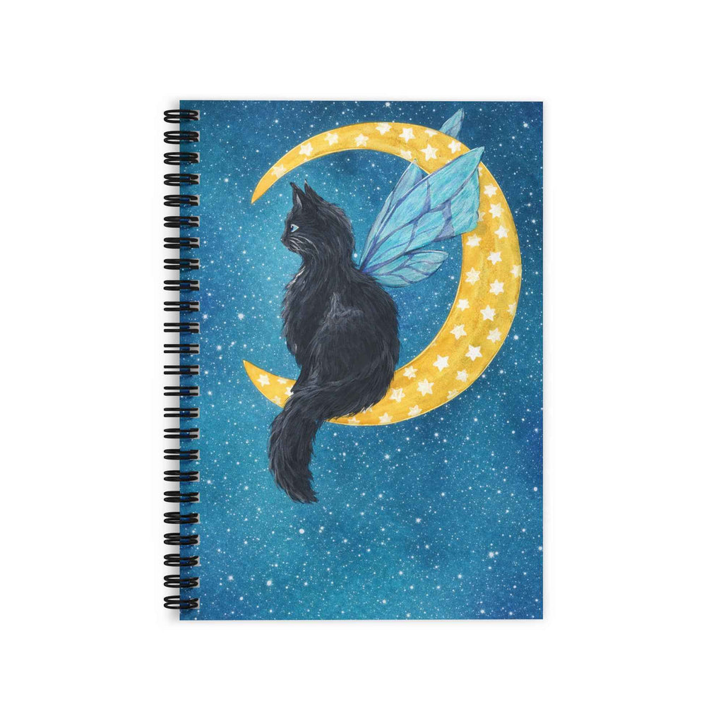 Luna's Guardian Ruled Line Spiral Notebook