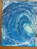 Original Acrylic Painting On Canvas The Wave 40cmx30cm Signed