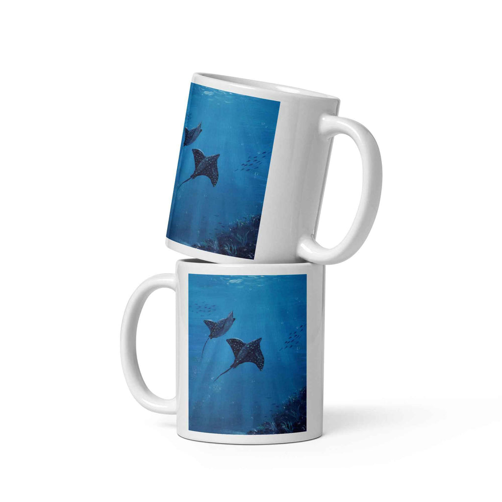 Manta Ballet White glossy mug